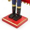 Large Handcrafted Nutcrackers Soldier Figurine For Christmas Decorations 38Cm Wooden Holiday Centerpieces