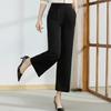 Pastell Damen Übergröße Gerades Bein Elastischer Bund Lässige Hose