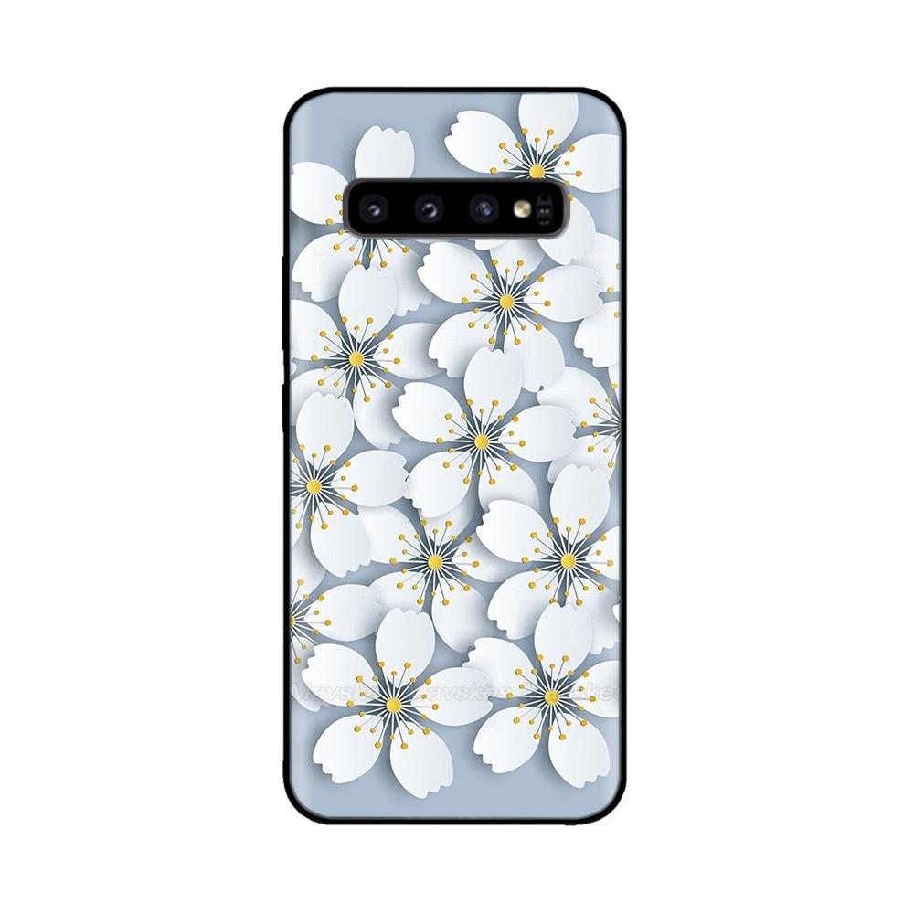 For Samsung S10 Plus Case S10 Silicone Fashion Back Cover Cases For Samsung Galaxy S10 S10E S 10 S10plus Protective Back Cover