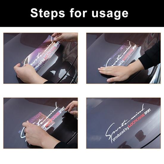 Letter Reflective Car Auto Truck Vehicle Body Window Decals Sticker Decoration