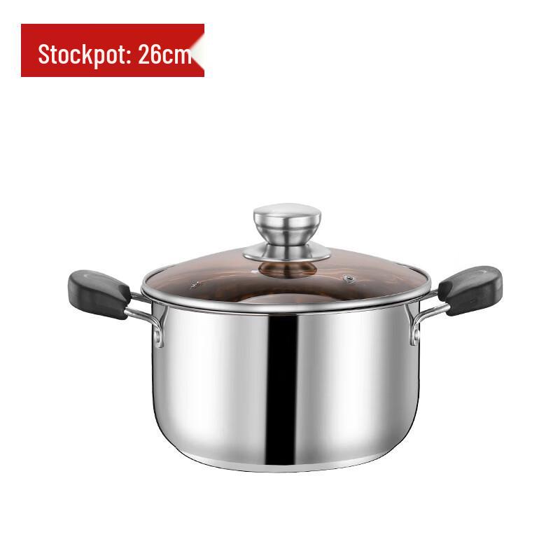 ZISIZ Double Layer Steamer Soup Pot