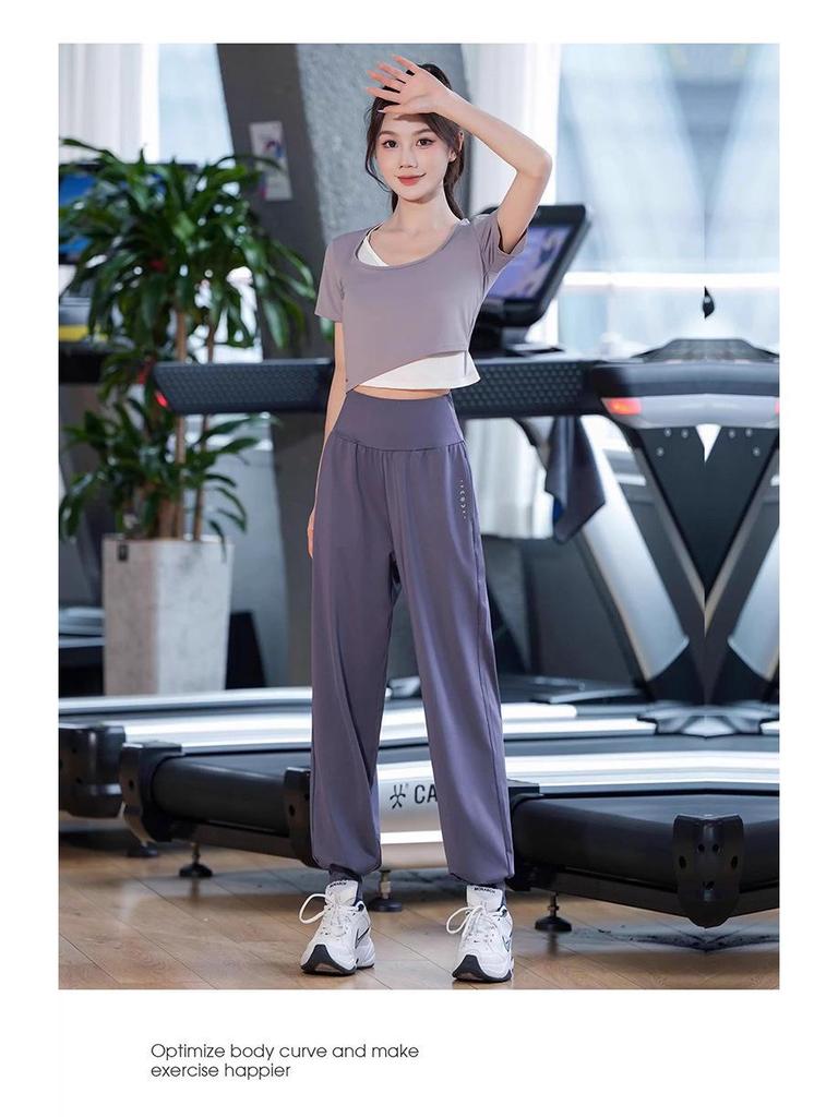 Women's Quick-Dry Slimming Sports Suit for Yoga, Running, Training – Spring/Summer Collection
