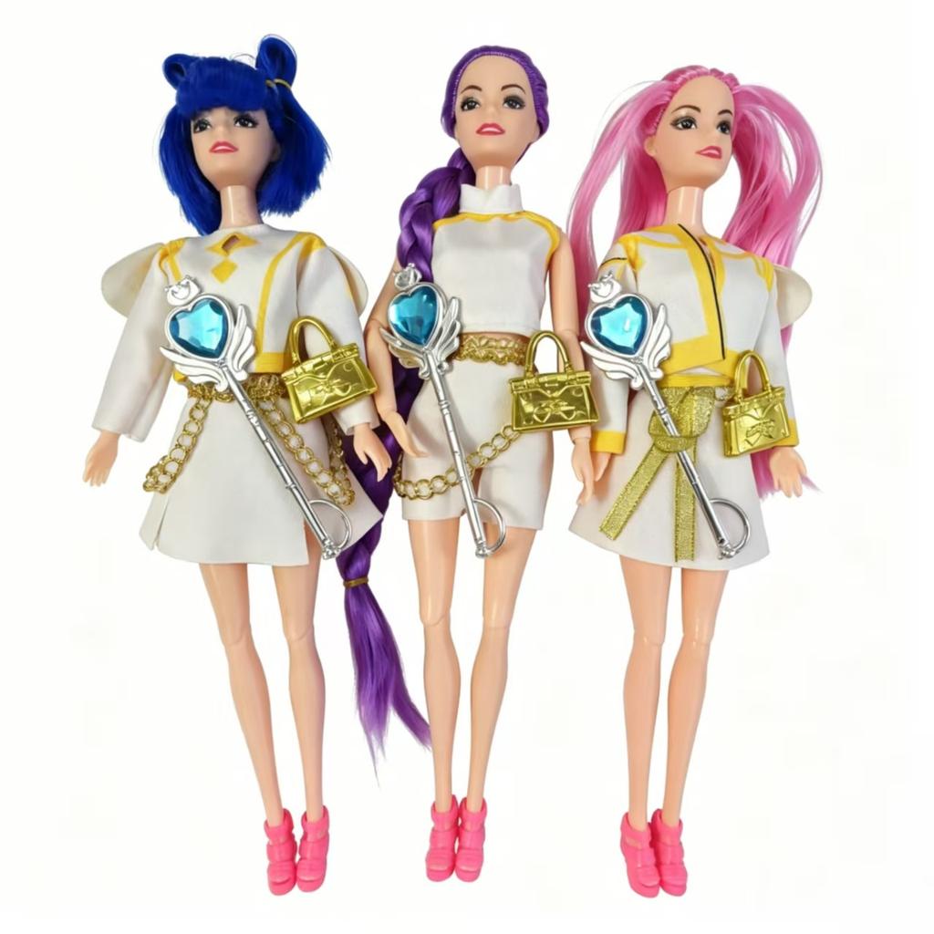 Kpop Demon Hunters Action Figure Toy Derpys Tiger Rumi Mira Zoey Sussy  Theme Song Of Colorful Lights For Fans Christmas Gifts#