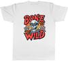 Funny Bone To Be Wild Unisexs TShirt Halloween Costume Skull Skeleton Tee Gift