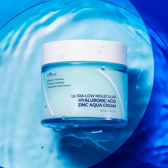 Ultra-low molecular weight hyaluronic acid zinc moisture cream 80ml