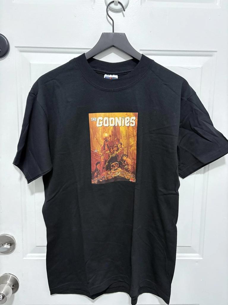 The Goonies Shirt Mens Medium Black Jerzees Heavyweight Movie Poster Tee