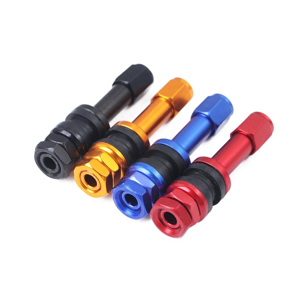 Metal Tubeless High Pressure Aluminum Zinc Zinc Alloy Bikes Tire Valve Stems TR48E Bolt-in Valves Dust Caps