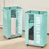 Reborn. J Wheeled Multipurpose Folding Fabric Storage Organizer Basket 90L (Mint)