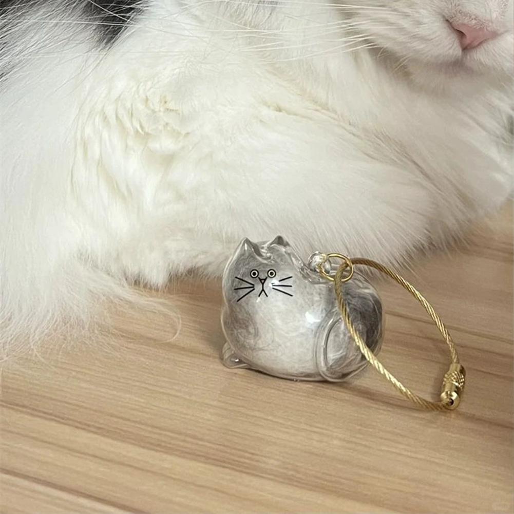 Dogs Hair Storage Pendant Cute Keychain Bag Pendant Couple Car Key Chains Jewelry Souvenir Collection Gift Decor Dog Accessories