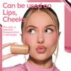 6-Color Pocket Blush Stick Portable Natural Brightening Lip and Cheek Dual-use Blush Cream for a Charming Look