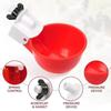 8Pcs Plastic Automatic Chicken Drinker Hanging Chicken Water Feeder Poultry Drinker  Farm Feeding