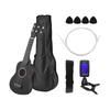 21-inch All-Linden Wood Ukulele with Full Accessories Set for Beginners
