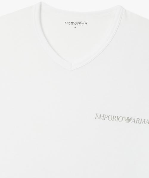 [Emporio Armani Underwear] Men's V-Neck Stretch Lounge T-Shirt 0816135007 [Shipped from Korea] 100% Authentic