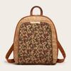 Cork Backpack for Women Bohemian Style Daypacks Vintage Printed Satchel Purse Teenager School Bag Women's Lightweight Multipurpose Travel Work Handbag
