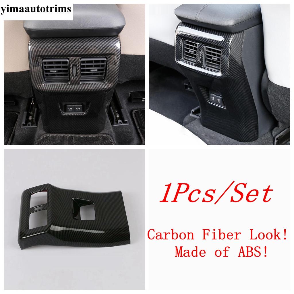 Moldura de Marco de Salpicadero / Cubierta de Faro / Soporte de Vaso de Agua / Elevalunas Para TOYOTA RAV4 RAV 4 XA50 - 2024 Accesorios de Fibra de Carbono