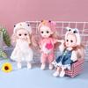 New 16 Cm Mini Confused Doll With 13 Movable Joint 3D Big Eyes For Girls Diy Dress Up