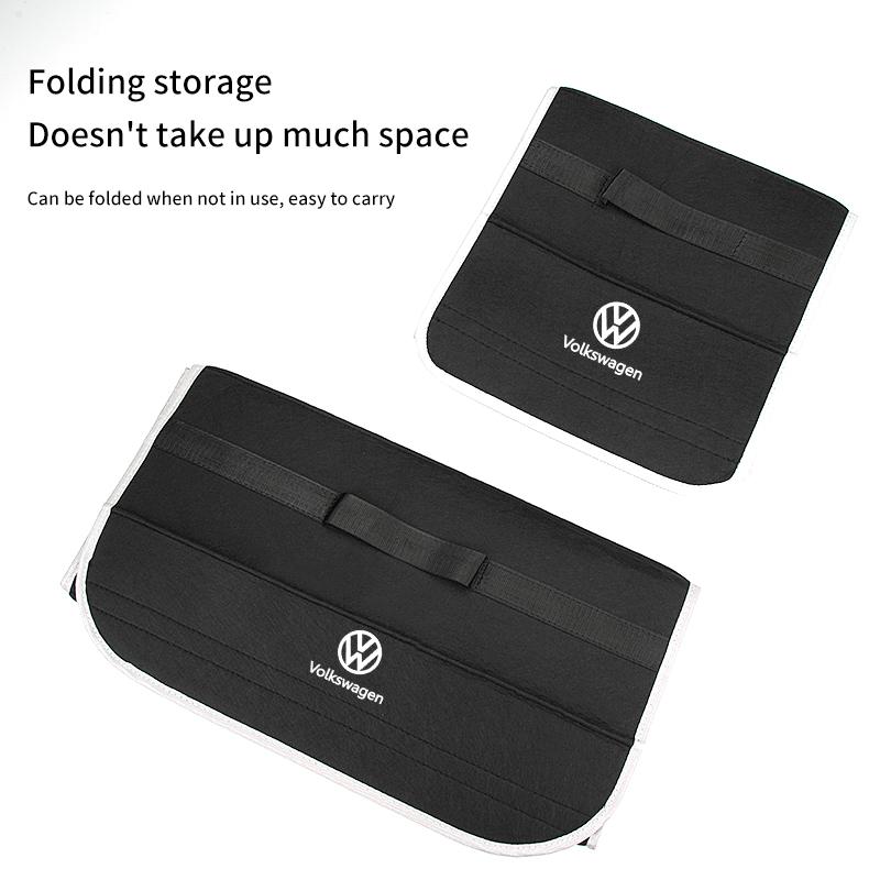 Car Trunk Felt Stowing Storage Tool Large Capacity Portable For Volkswagen VW Tiguan CC Jetta Polo Golf Passat Scirocco T-ROC
