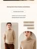 High Neck Cashmere Wool Raglan Sleeve Loose Sweater, 2025 Autumn/Winter Collection