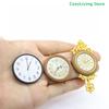 1Pcs Mini Pretend Retro European Wall Clock Furniture Miniature Home Decor Accessories