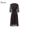Ditto Polka Dot V-neck Dress