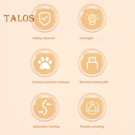 Interaktives Katzen-Rollball-Spielzeug, durch Berührungsbewegung aktivierter Smart Ball mit 3 Modi, über USB wiederaufladbar, automatisch bewegliches Ballspielzeug für Katzen im Innen- und Außenbereich