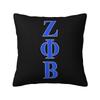 Nordischer Stil Zeta Phi Beta Kissenbezüge xcm Samt-Kissenhülle für Sofa Auto Quadratischer Kissenbezug Schlafzimmerdekoration