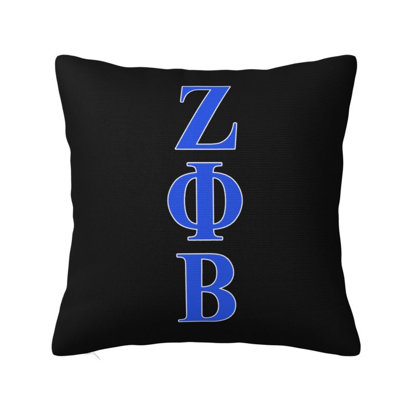 Nordischer Stil Zeta Phi Beta Kissenbezüge xcm Samt-Kissenhülle für Sofa Auto Quadratischer Kissenbezug Schlafzimmerdekoration
