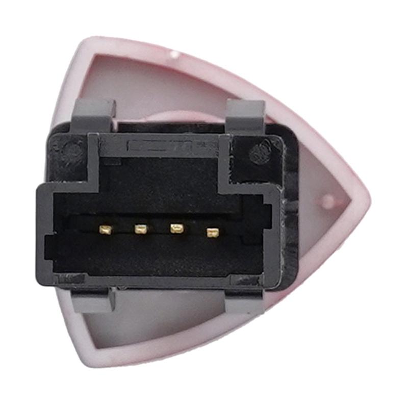 4-Pin Hazard Light Switches for Trafic, Espace and Other Supported Applications, with Red Symbol Face and Reference 8200442724