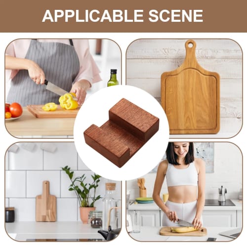 Countertop Cutting Board Holder, Wooden Cutting Board Stand | Durable Kitchen Accessories, Heavy-Duty Kitchen Storage for Home, Kitchen, and Women.
