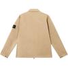 STONE ISLAND Solid Color Zip Collar Long Sleeve Jacket Men Jacket Khaki K1S1512001-28S0012-V0094