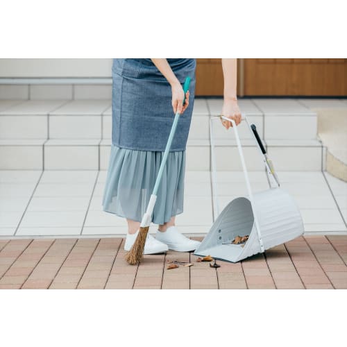 Yamazaki Sangyo Dustpan 2989.jp+ Railway Dustpan D with Rubber Tip, Steel, 181445