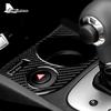 Gjbn8 Real Soft Carbon Fiber Sticker For Seat Leon 1M MK1 2005 2006 2007 2008 2009 2010 2011 2012 LHD RHD Car Cup Holder Accessories