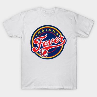 Asiatische Größe Baumwolle Unisex T-Shirt Druck T-Shirt Indiana Basketball Fieber T-Shirt No-Cut Print Normale Passform