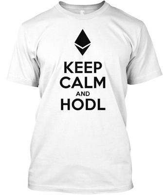 Keep Calm And Hodl T-Shirt Made In the USA Size S To 5XL