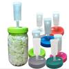Waterless Fermenting Airlock Lids Covers With One-Way Exhaust Valves For Wide Mouth Mason Jar Sealed Lid Kitchen Supplies