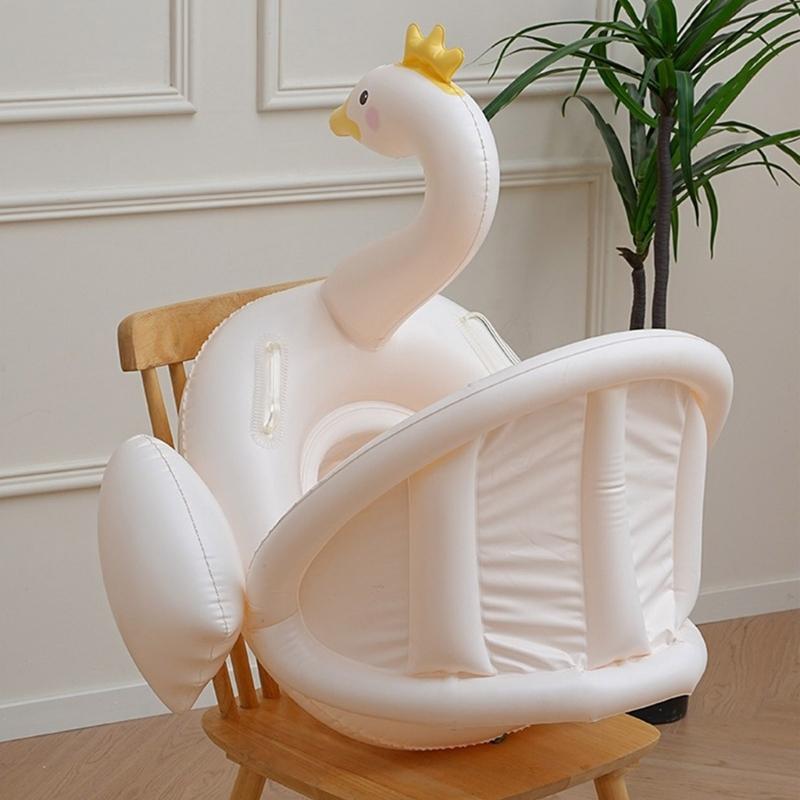 Infant Baby Pool Float Inflatable Swim Rings with Canopies Kids Inflatable Pool Toy Swimming Pool Accessories