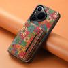 For Huawei Pura 70 Pro/70 Pro+ Case Floral Pattern Hybrid Phone Cover with Card Slot Kickstand