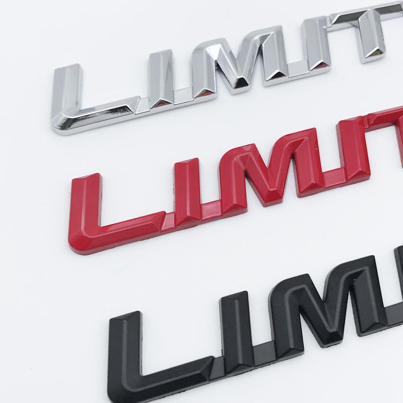 LIMITED Metal Word Mark Grand Cherokee Four-wheel Drive Tail Mark Car Personalized Modification Car Sticker One-piece Modification Car Mark