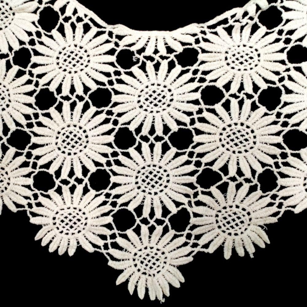 Boho Chic Lace Shawl Poncho Creative Hollow Out Vest False Crochet Collar  Clothes Decoration