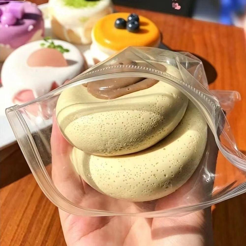 Simulation Design Soufflé Squeeze Toy Cute Cake Slow Rebound Toy Fingertip Toy