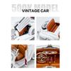 1/18 Mercedes-Benz 500K 1936 Alloy Die Cast Toy Car Model Sound and Light Children's Toy Collectibles Birthday gift