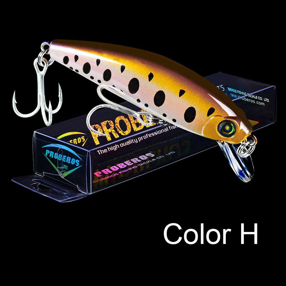 Japan Design Tackle Crankbaits Fish Hooks Winter Fishing Minnow Lures Slowly Sinking Minnow Baits