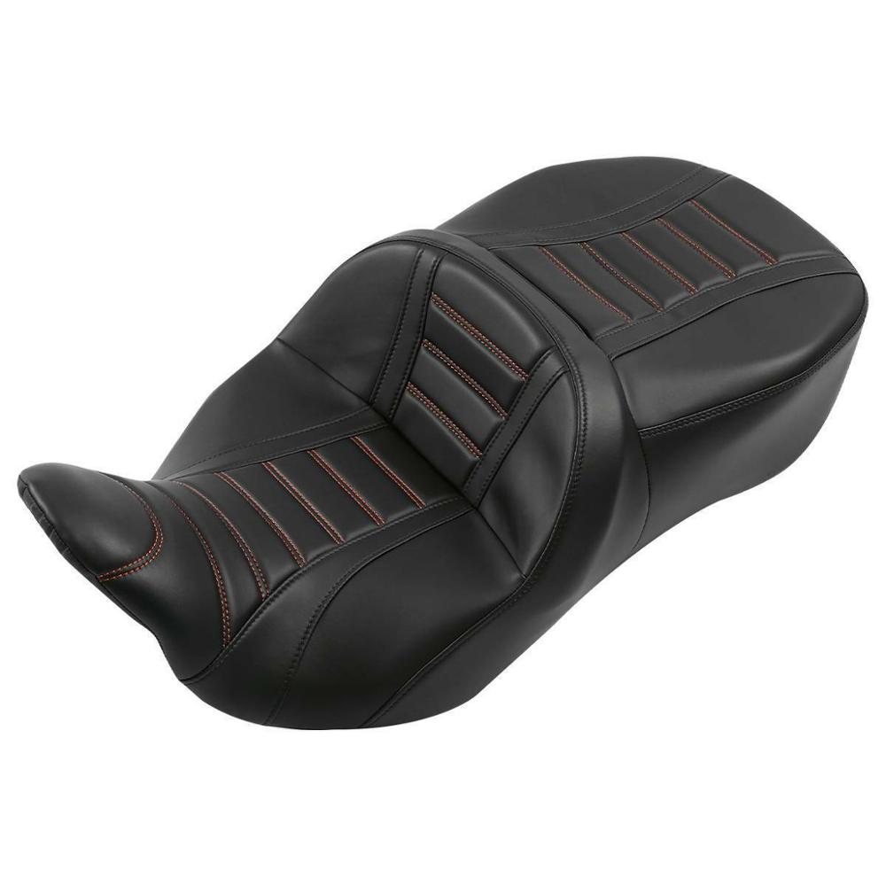 Motorcycle Driver Passenger Seat 2 Up For Harley Touring Road King Road Glide Street Glide CVO FLHR 2009-2023