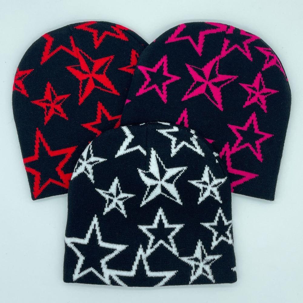 Hip Hop Beanie Pullover Hats Casual Ski Hats Party Cold-proof Cap  Men Women