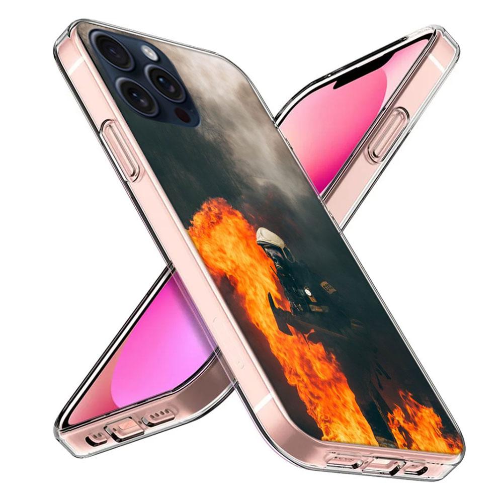 Firefighter Heroes Fireman Capa Phone Case For Iphone 17 Air 16 Pro Max 15 12 Pro 14 Plus 17E 16E 11 13 Mini Cover Cases Fundas