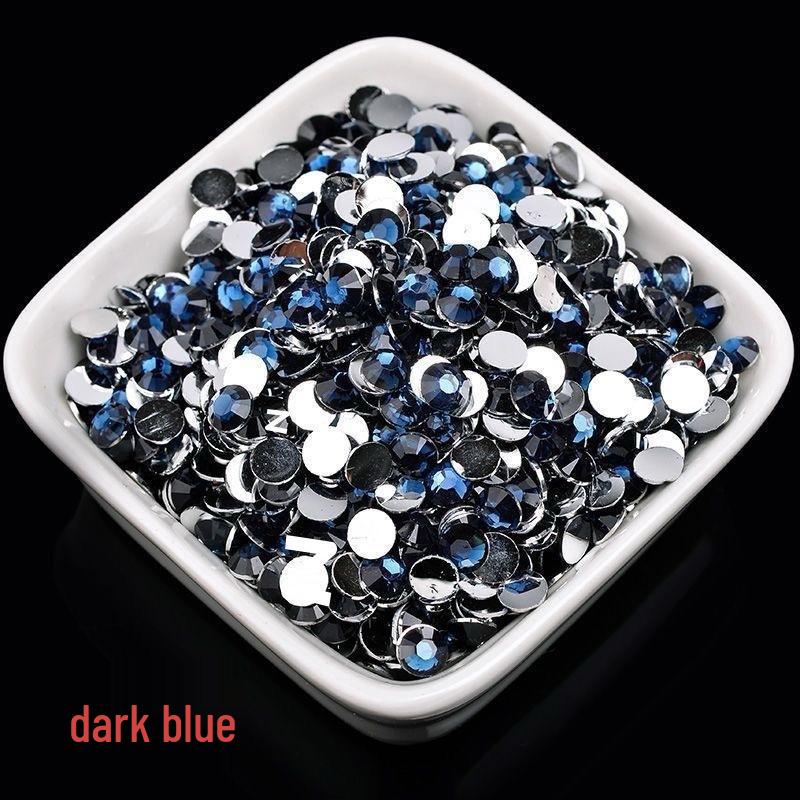 2-6mm Round Flatback Resin Rhinestones for DIY Phone Cases & Nail Art - Imitation Austrian Design