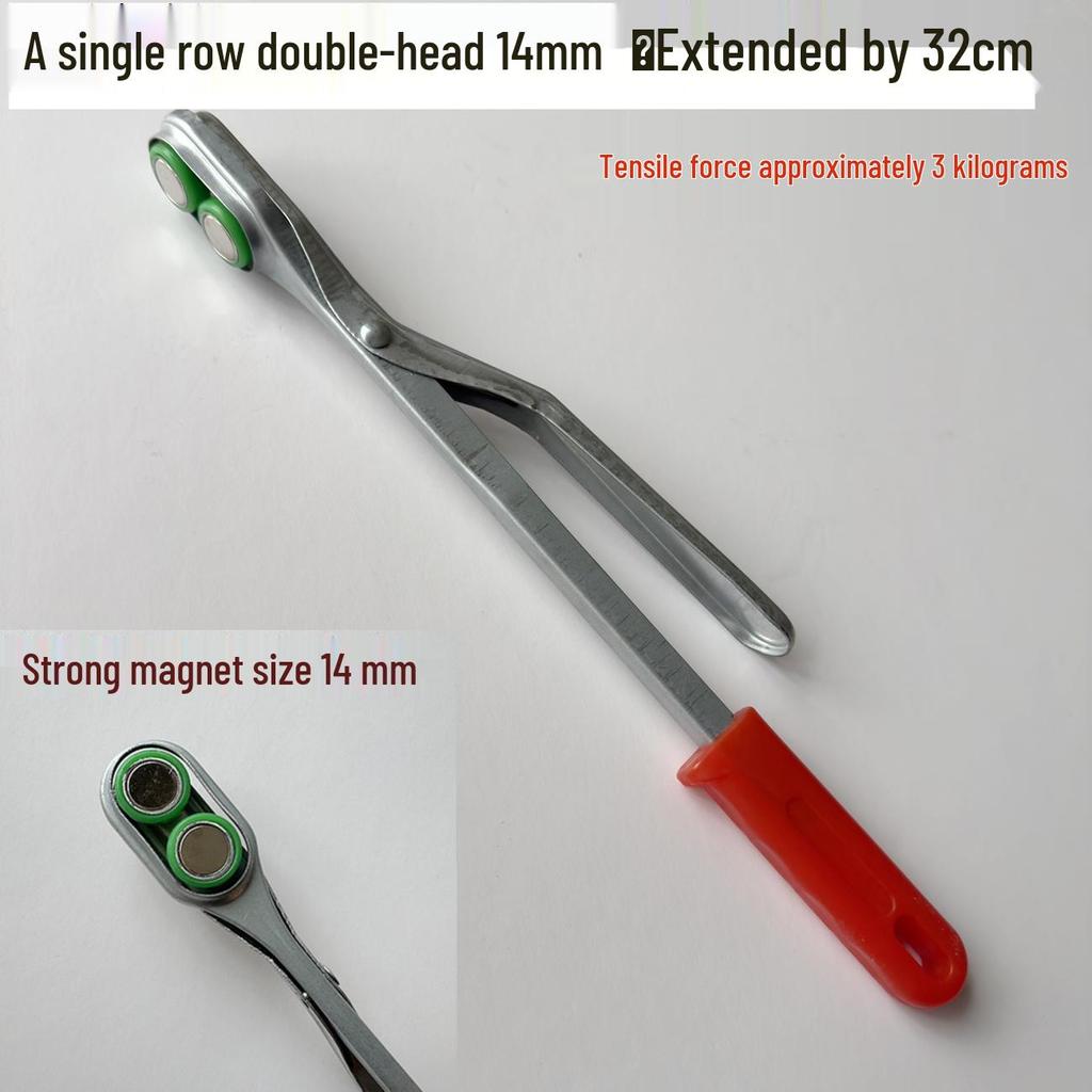 Magnetic Hand Punch Pliers with Strong Neodymium Magnet Suction Cup Picker