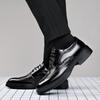 Fashion Brogue Men's Leather Shoes Classic Gentleman Business Style Formal Office Party Adult Outdoor Shoes Black Brown Hot Selling
