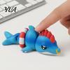 Marine Animal Toy 3D Printed Articulated Dolphin Figurine, Swim Ring Fidget Toy, Sea Flexible Joints Decor for Backpack Handbag Purse Charm