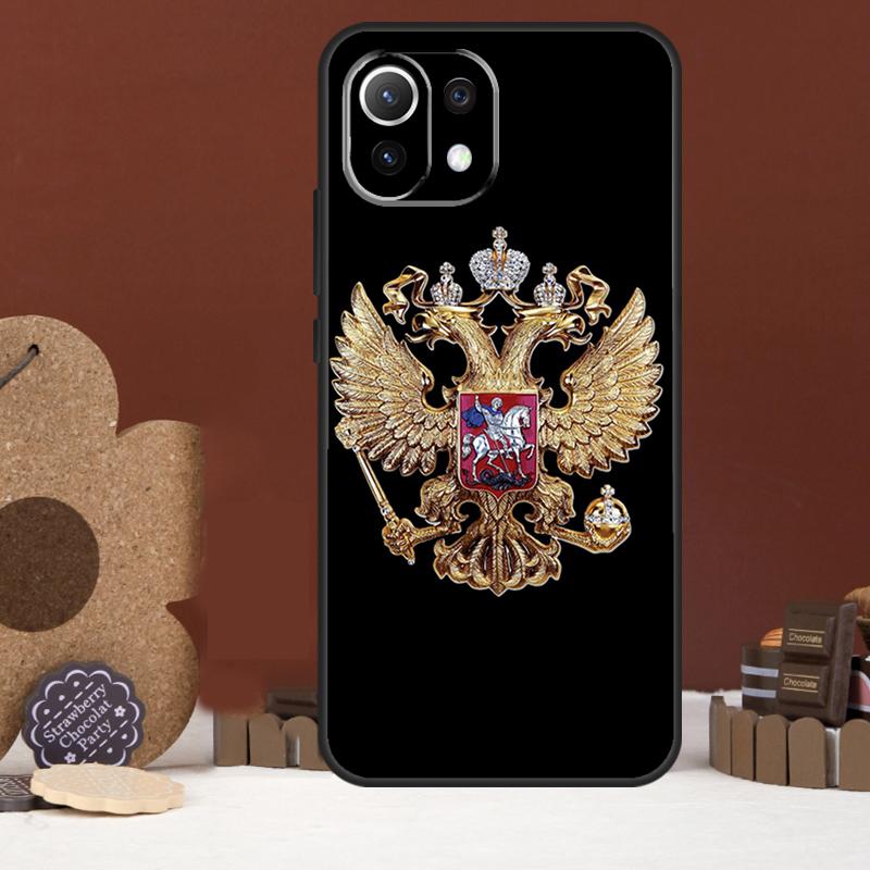 

Russia Russian Coat Of Arms Case For Xiaomi 14 15 Ultra 15T 14T 13T 17 Pro Max POCO X7 Pro X5 X6 F5 F6 F7 F8 Ultra Cover POCO F7